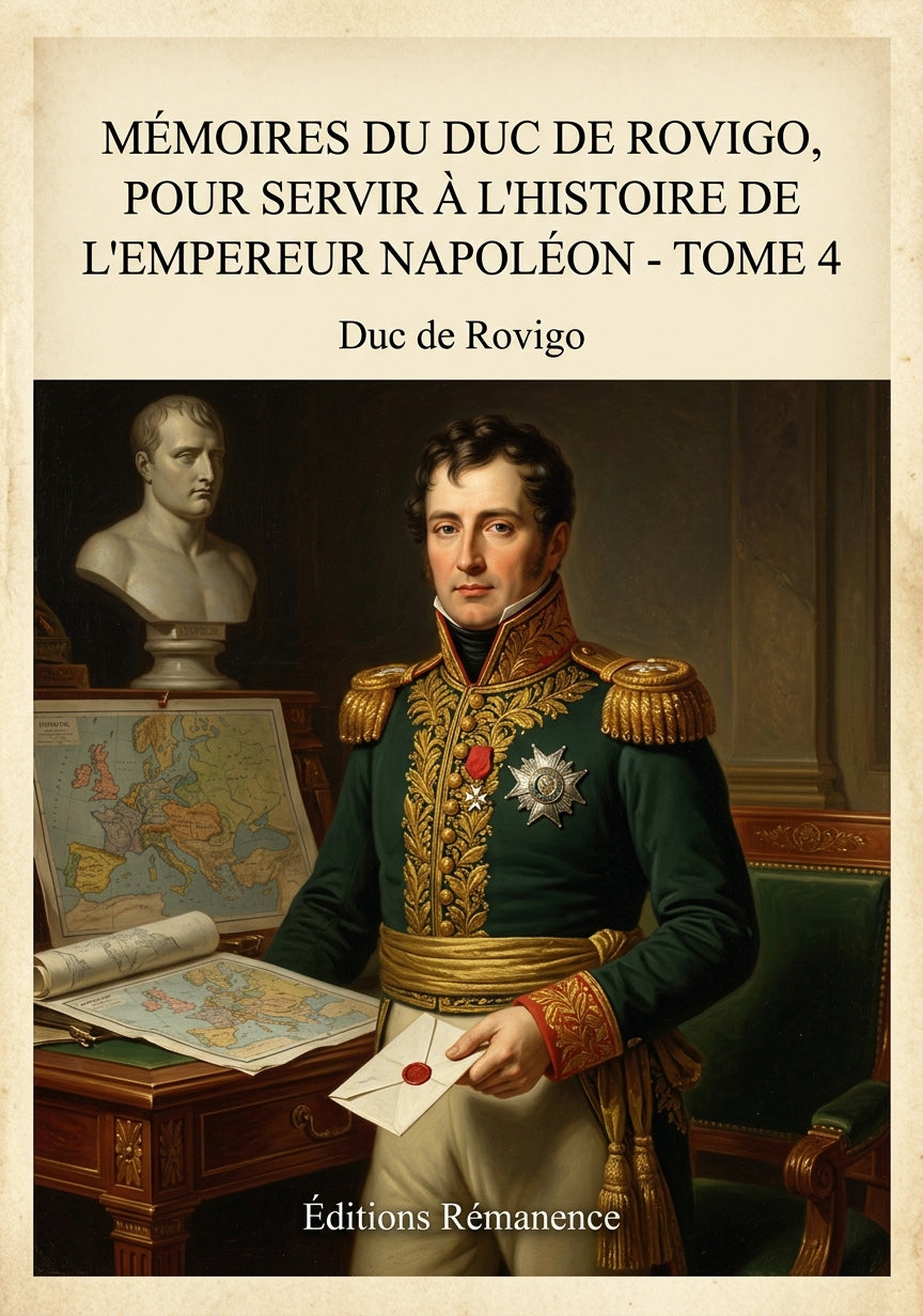Mémoires du duc de Rovigo, pour servir à l'histoire de l'empereur Napoléon - Tome 4 - Duc de Rovigo (Couverture)