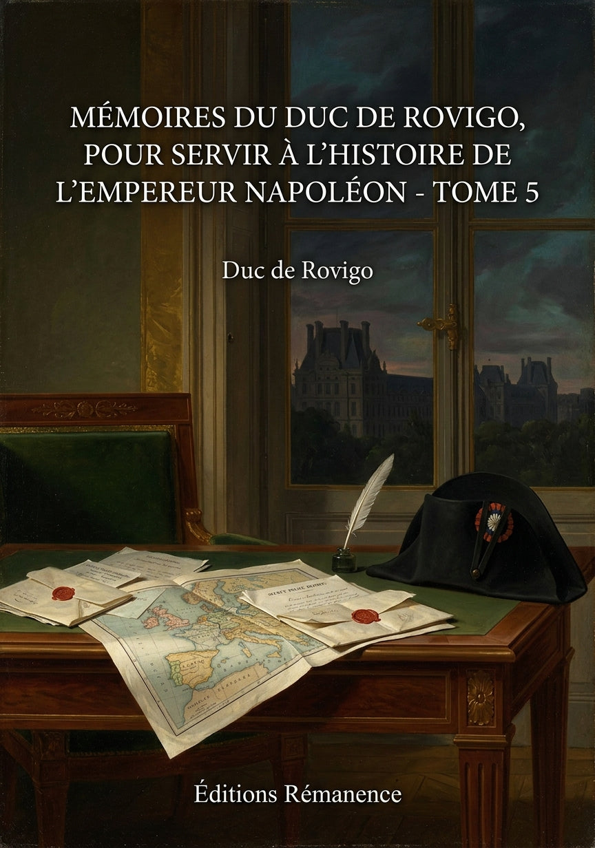 Mémoires du duc de Rovigo, pour servir à l'histoire de l'empereur Napoléon - Tome 5 - Duc de Rovigo (Couverture)