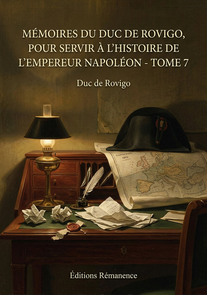 Mémoires du duc de Rovigo, pour servir à l'histoire de l'empereur Napoléon - Tome 7 - Duc de Rovigo (Couverture)