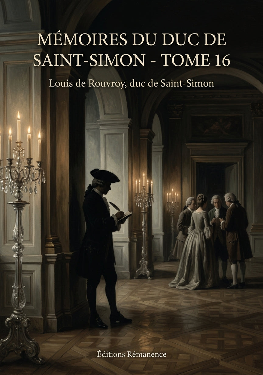 Livre Mémoires du duc de Saint-Simon - Tome 16 par Louis de Rouvroy, duc de Saint-Simon - Couverture - Editions Remanence