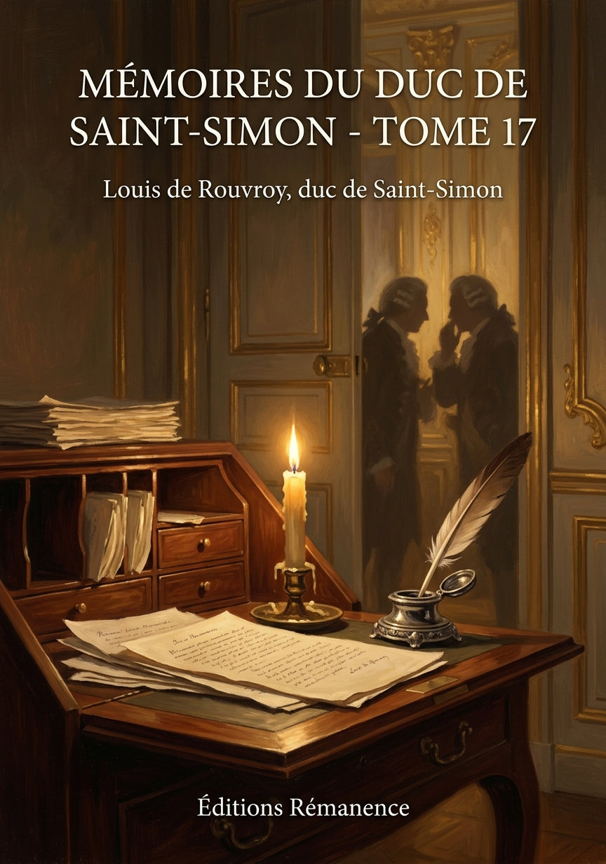 Livre Mémoires du duc de Saint-Simon - Tome 17 par Louis de Rouvroy, duc de Saint-Simon - Couverture - Editions Remanence