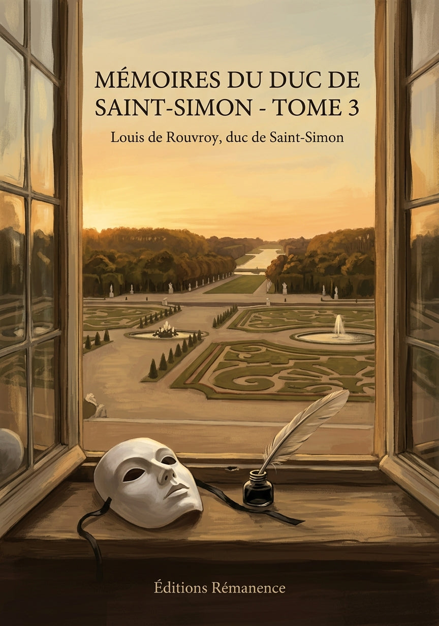 Livre Mémoires du duc de Saint-Simon - Tome 3 par Louis de Rouvroy, duc de Saint-Simon - Couverture - Editions Remanence