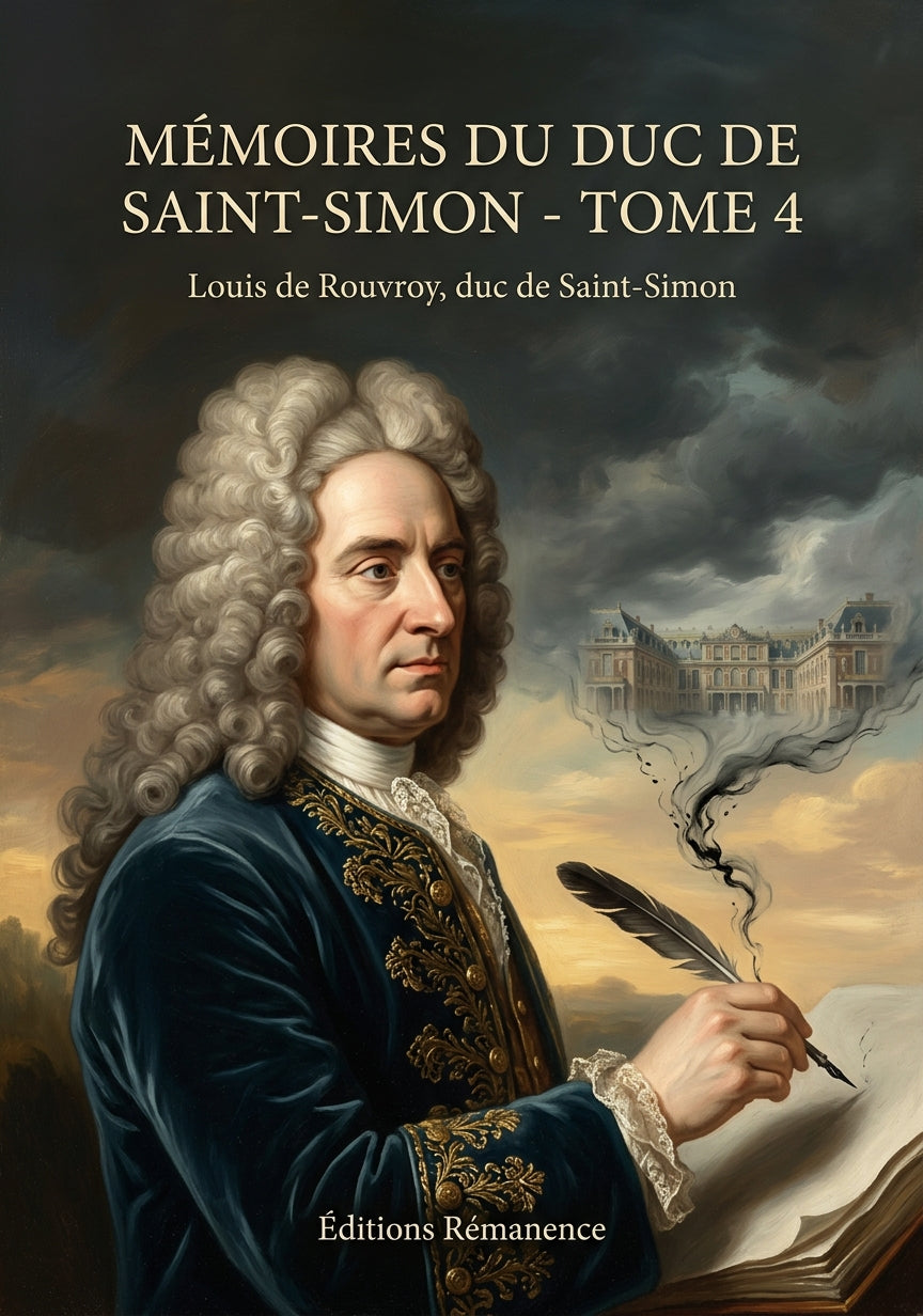 Livre Mémoires du duc de Saint-Simon - Tome 4 par Louis de Rouvroy, duc de Saint-Simon - Couverture - Editions Remanence