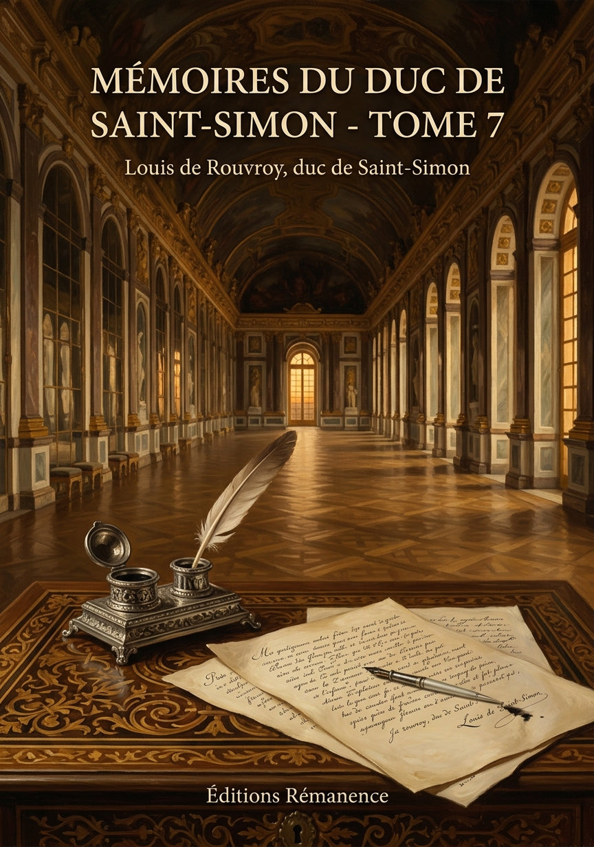 Livre Mémoires du duc de Saint-Simon - Tome 7 par Louis de Rouvroy, duc de Saint-Simon - Couverture - Editions Remanence