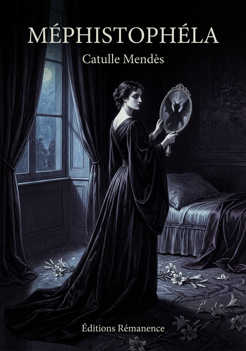 Livre Méphistophéla par Catulle Mendès - Couverture - Editions Remanence