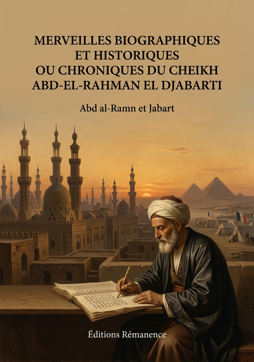 Livre Merveilles biographiques et historiques ou Chroniques du cheikh Abd-el-Rahman el Djabarti par Abd al-Ramn et Jabart - Couverture - Editions Remanence
