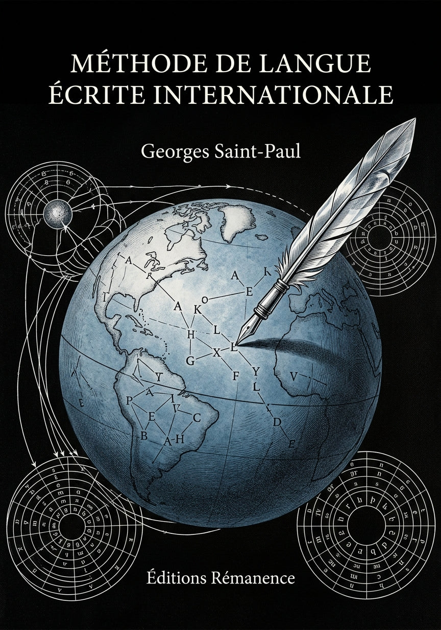 Livre Méthode de Langue écrite internationale par Georges Saint-Paul - Couverture - Editions Remanence