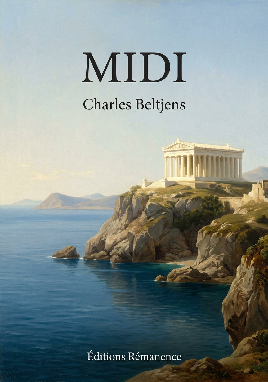 Livre Midi par Charles Beltjens - Couverture - Editions Remanence