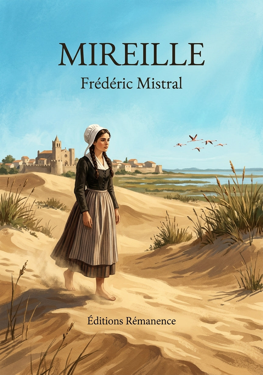 Livre Mireille par Frédéric Mistral - Couverture - Editions Remanence