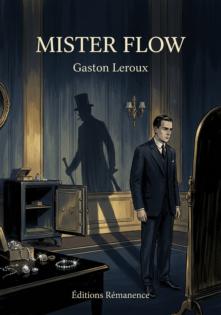 Livre Mister Flow par Gaston Leroux - Couverture - Editions Remanence