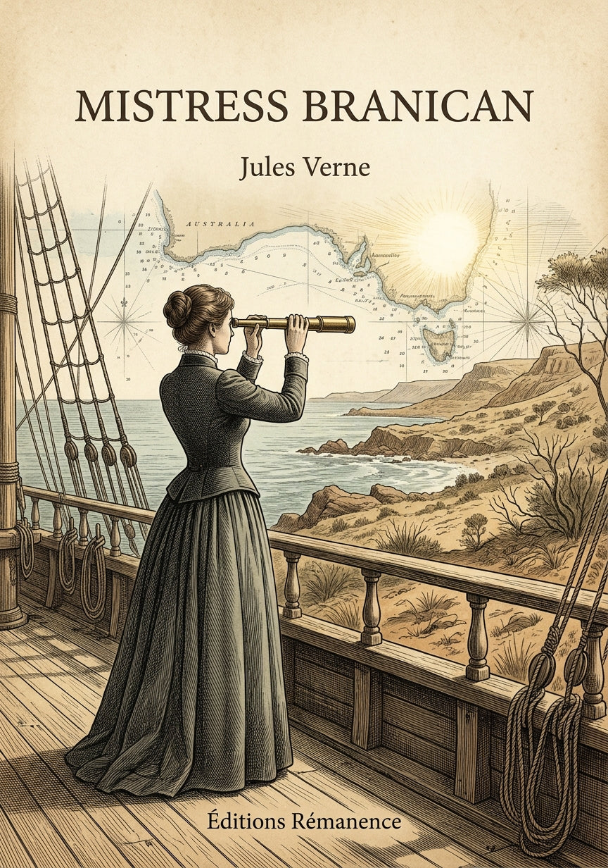 Mistress Branican - Jules Verne (Couverture)