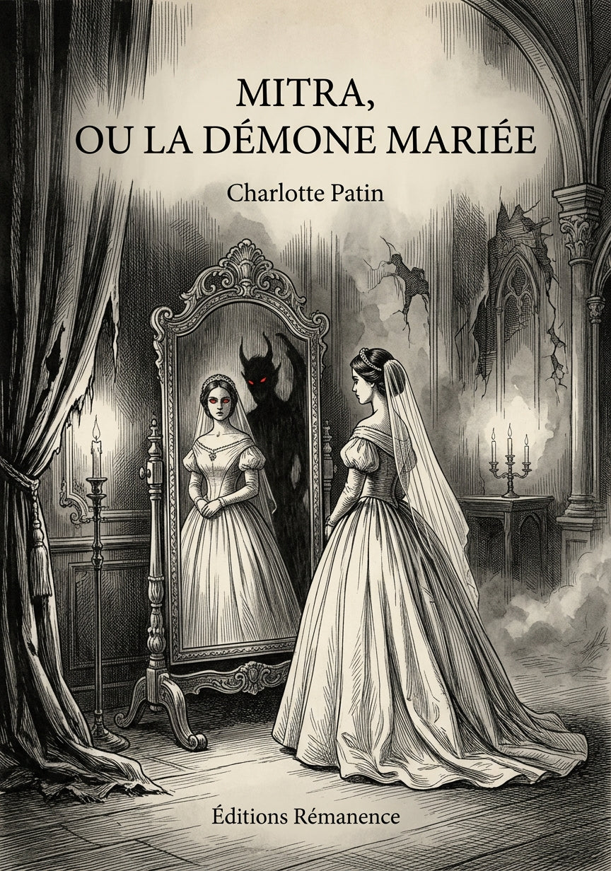 Livre Mitra, ou la Démone mariée par Charlotte Patin - Couverture - Editions Remanence