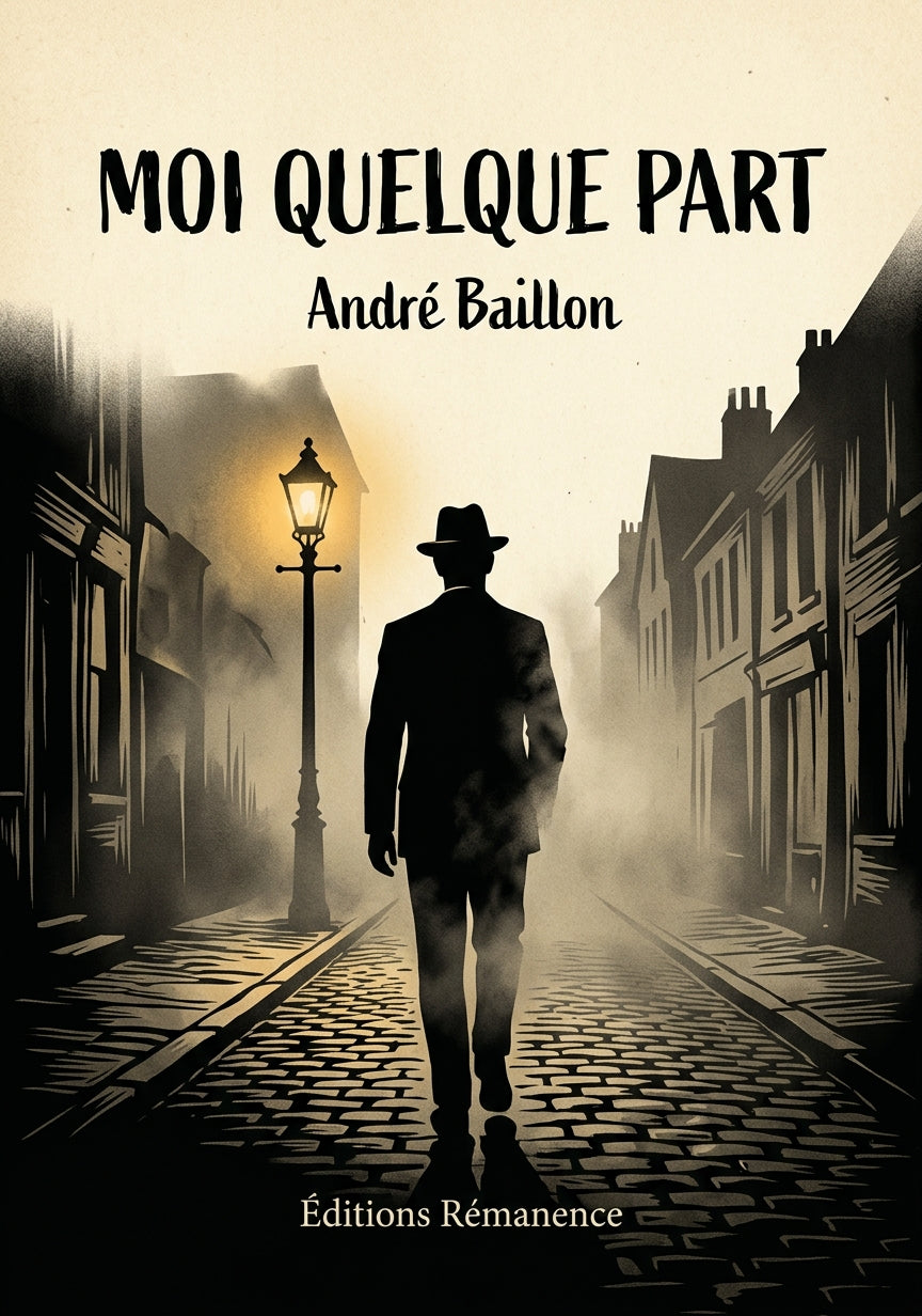 Livre Moi quelque part par André Baillon - Couverture - Editions Remanence