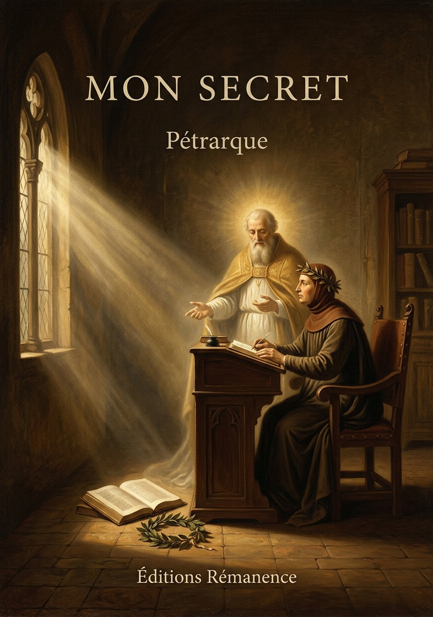Livre Mon secret par Pétrarque - Couverture - Editions Remanence