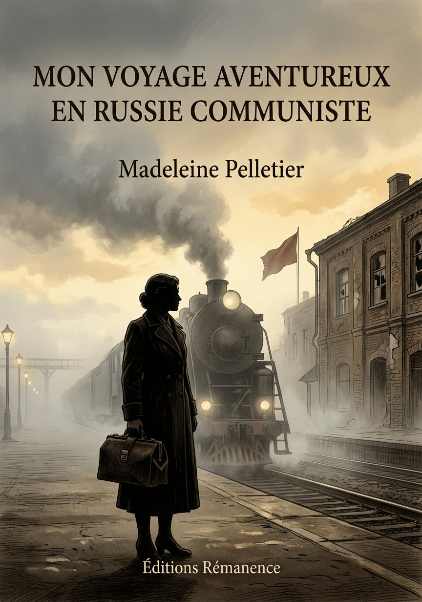 Livre Mon voyage aventureux en Russie communiste par Madeleine Pelletier - Couverture - Editions Remanence