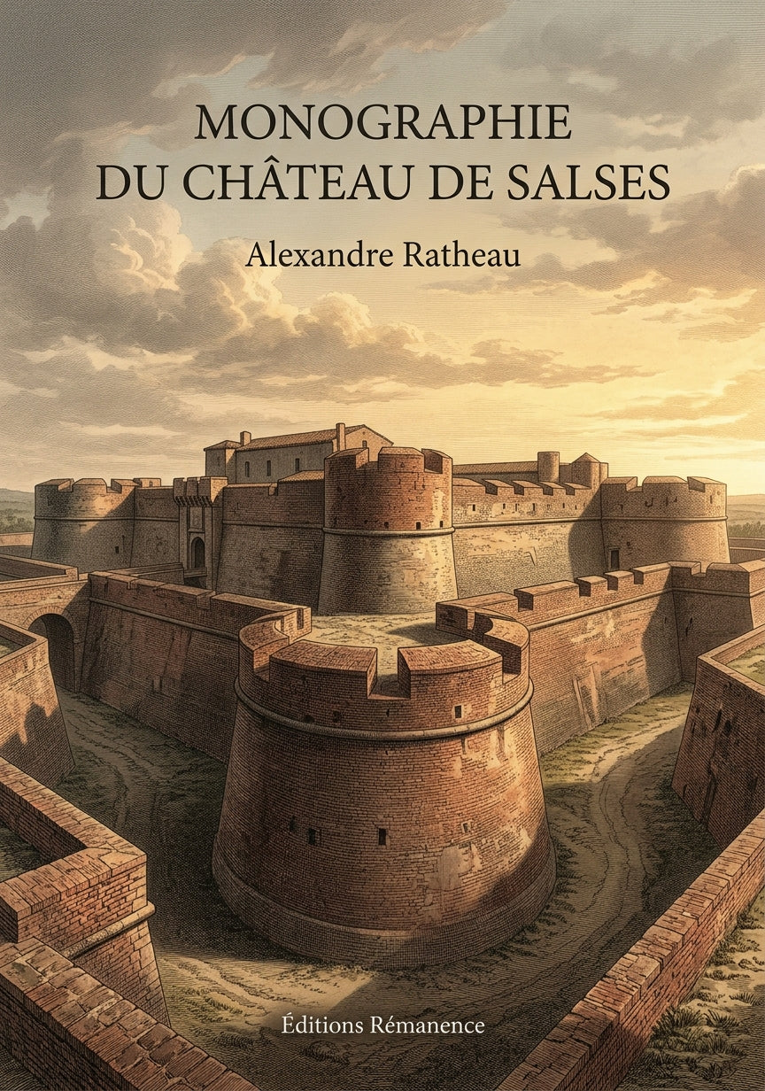 Livre Monographie du château de Salses par Alexandre Ratheau - Couverture - Editions Remanence
