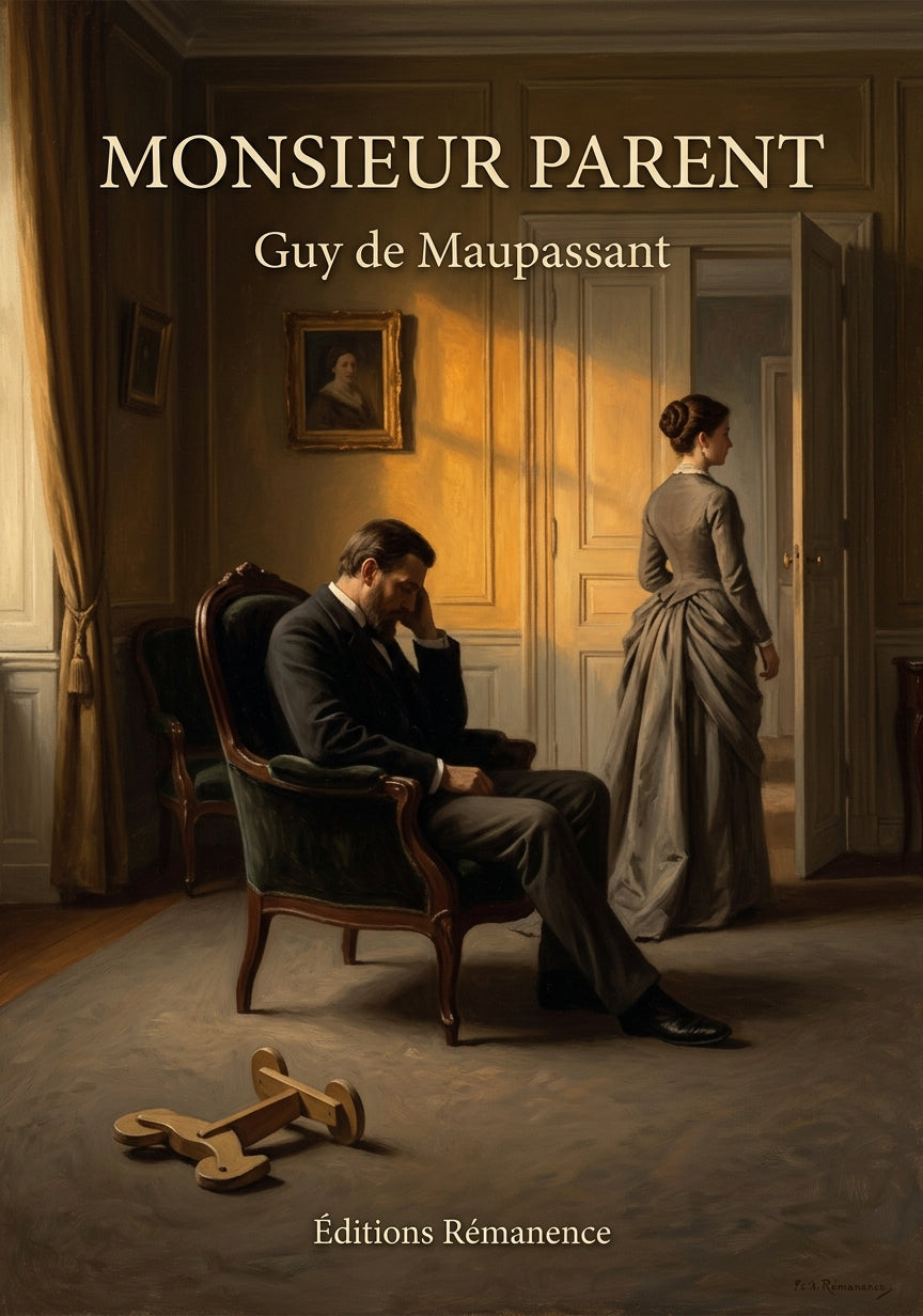 Livre Monsieur Parent par Guy de Maupassant - Couverture - Editions Remanence
