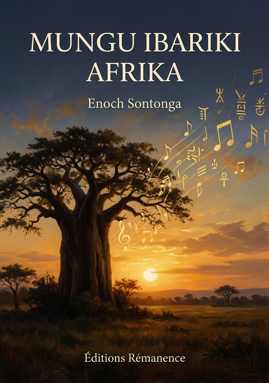 Livre Mungu ibariki Afrika par Enoch Sontonga - Couverture - Editions Remanence