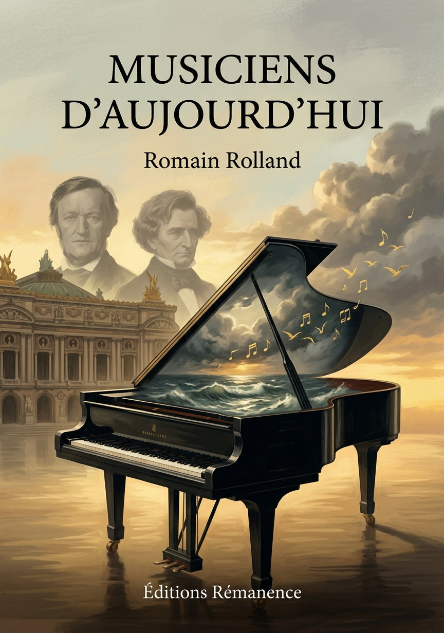 Livre Musiciens d’aujourd’hui par Romain Rolland - Couverture - Editions Remanence