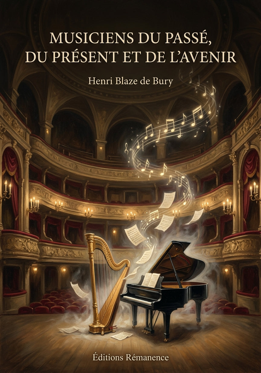 Livre Musiciens du passé, du présent et de l’avenir par Henri Blaze de Bury - Couverture - Editions Remanence