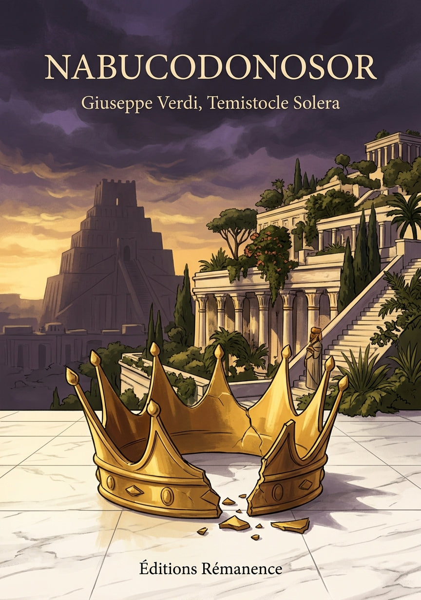 Livre Nabucodonosor par Giuseppe Verdi, Temistocle Solera - Couverture - Editions Remanence