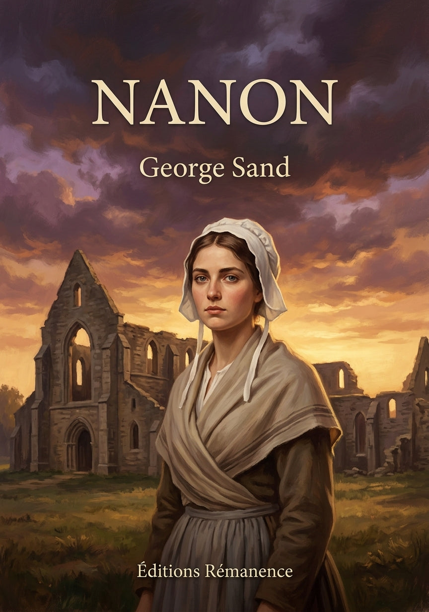 Livre Nanon par George Sand - Couverture - Editions Remanence