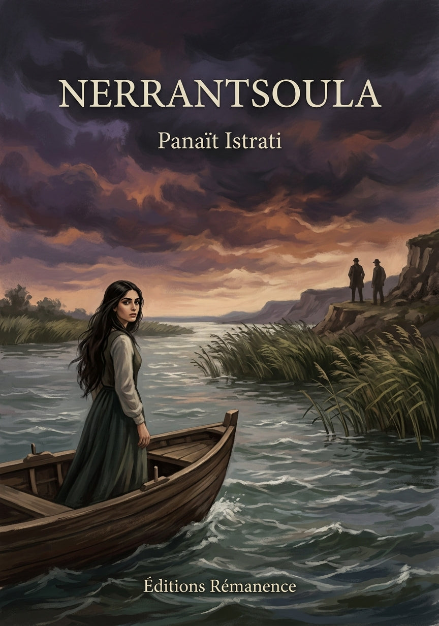Livre Nerrantsoula par Panaït Istrati - Couverture - Editions Remanence
