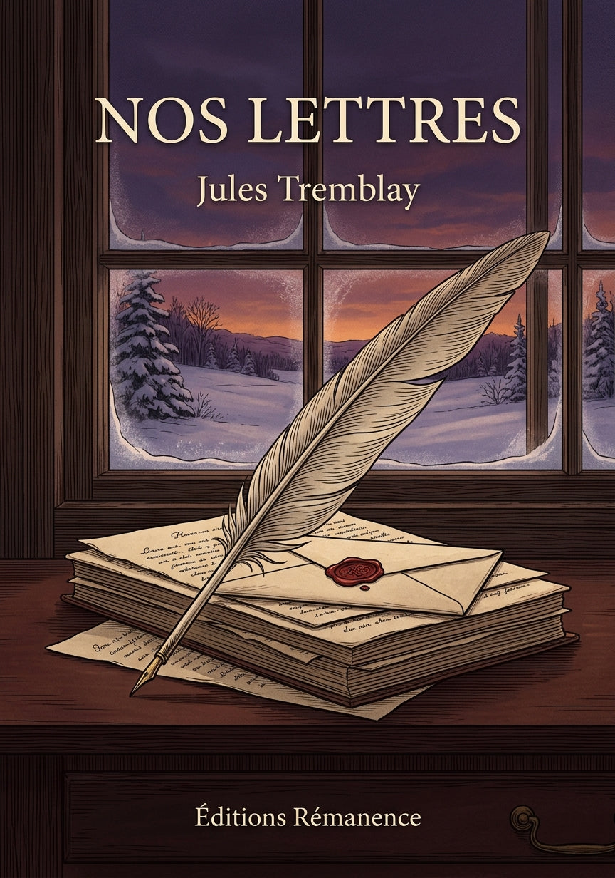 Livre Nos lettres par Jules Tremblay - Couverture - Editions Remanence