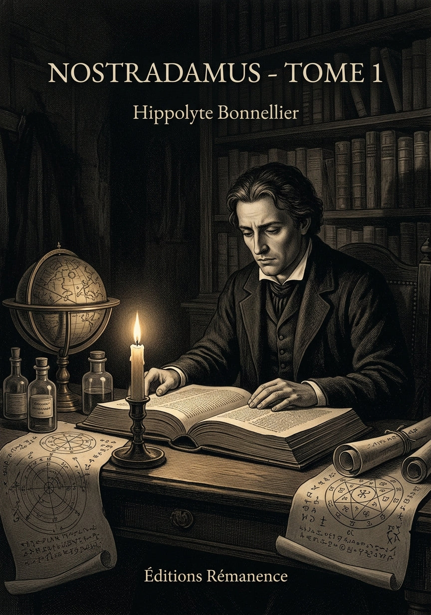 Livre Nostradamus - Tome 1 par Hippolyte Bonnellier - Couverture - Editions Remanence