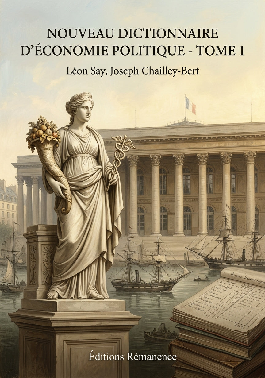 Livre Nouveau dictionnaire d’économie politique - Tome 1 par Léon Say, Joseph Chailley-Bert - Couverture - Editions Remanence