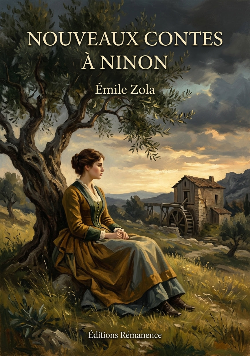 Livre Nouveaux contes à Ninon par Émile Zola - Couverture - Editions Remanence