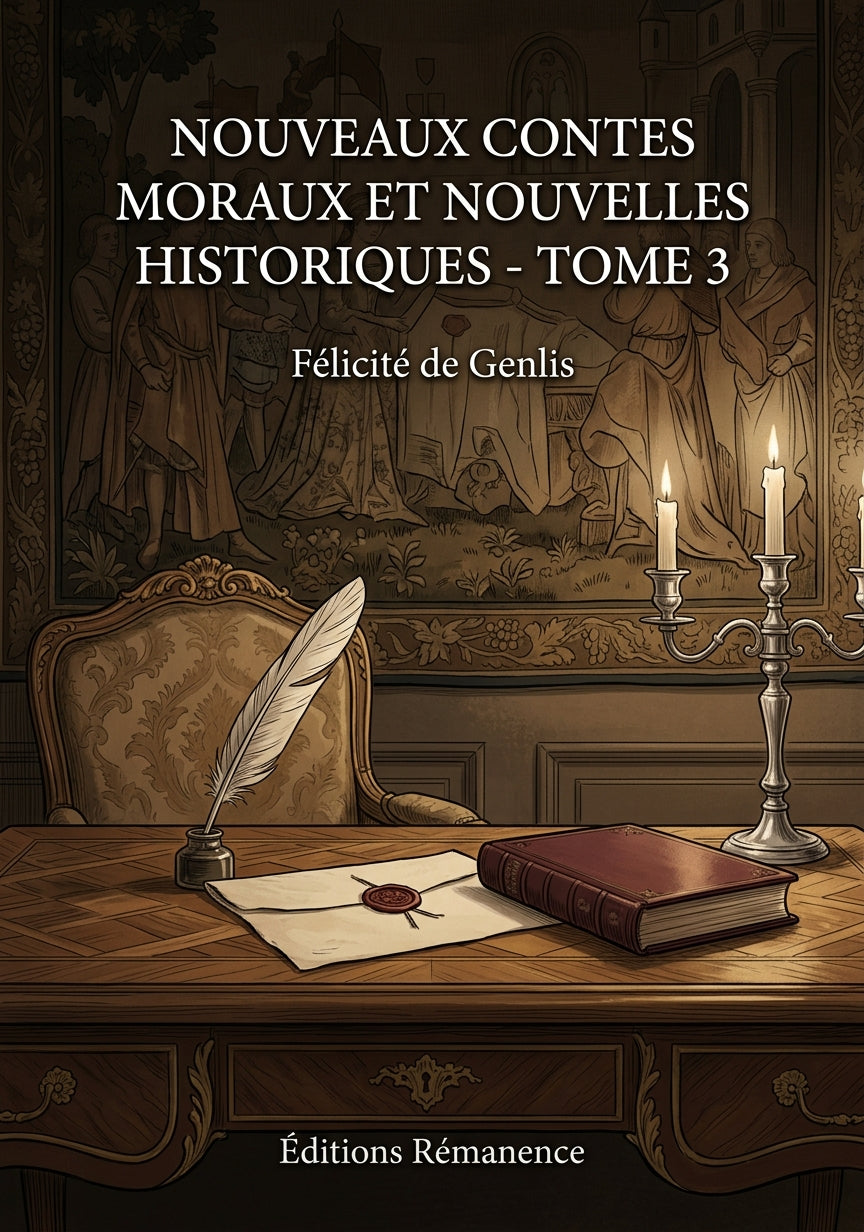 Livre Nouveaux contes moraux et nouvelles historiques - Tome 3 par Félicité de Genlis - Couverture - Editions Remanence