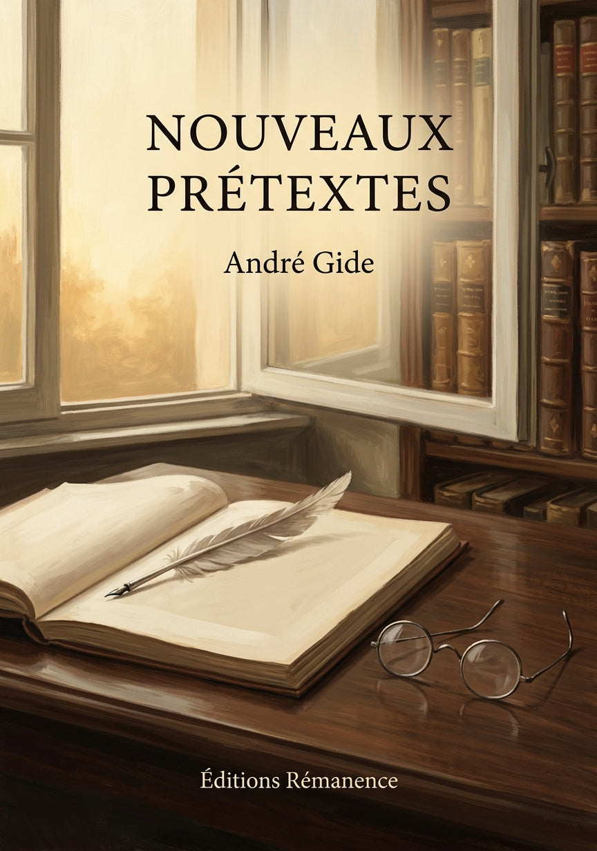 Livre Nouveaux Prétextes par André Gide - Couverture - Editions Remanence