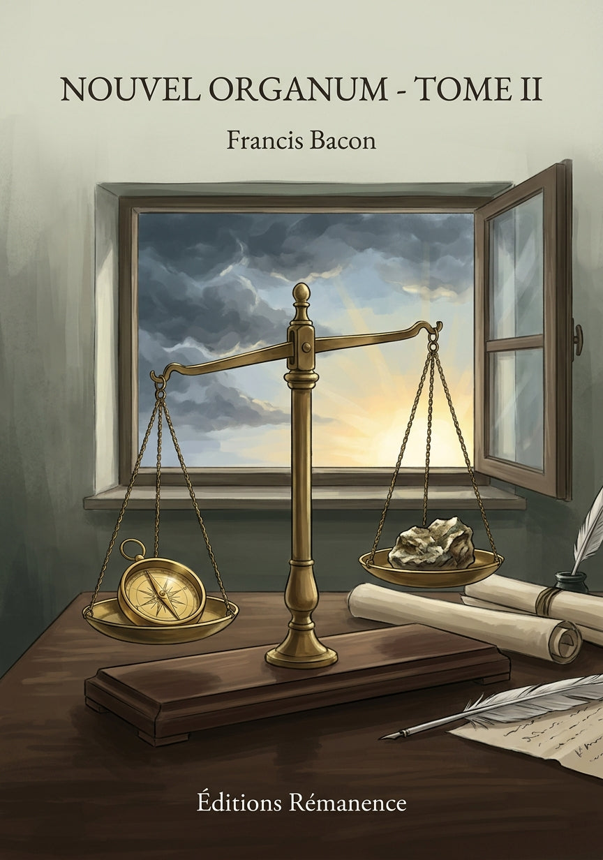 Livre Nouvel Organum - Tome II par Francis Bacon - Couverture - Editions Remanence