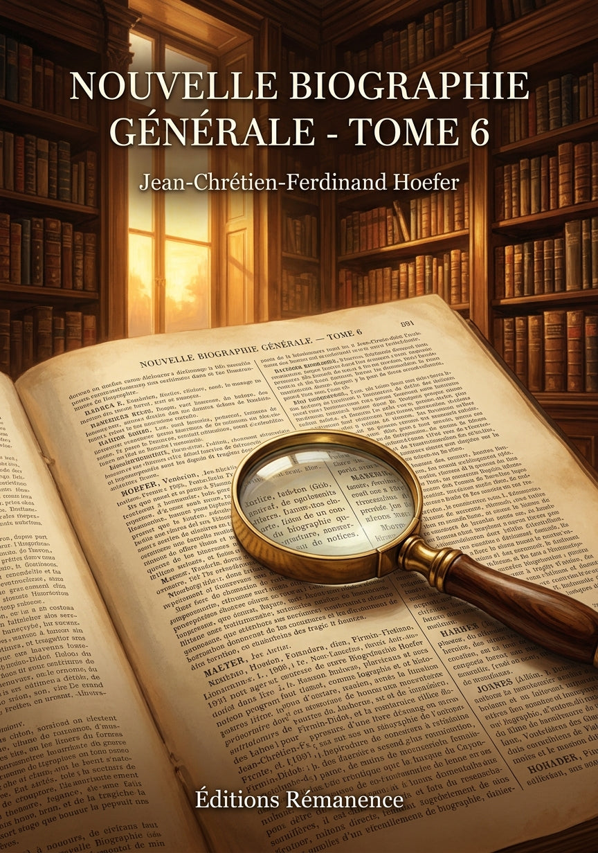 Livre Nouvelle Biographie générale - Tome 6 par Jean-Chrétien-Ferdinand Hoefer - Couverture - Editions Remanence