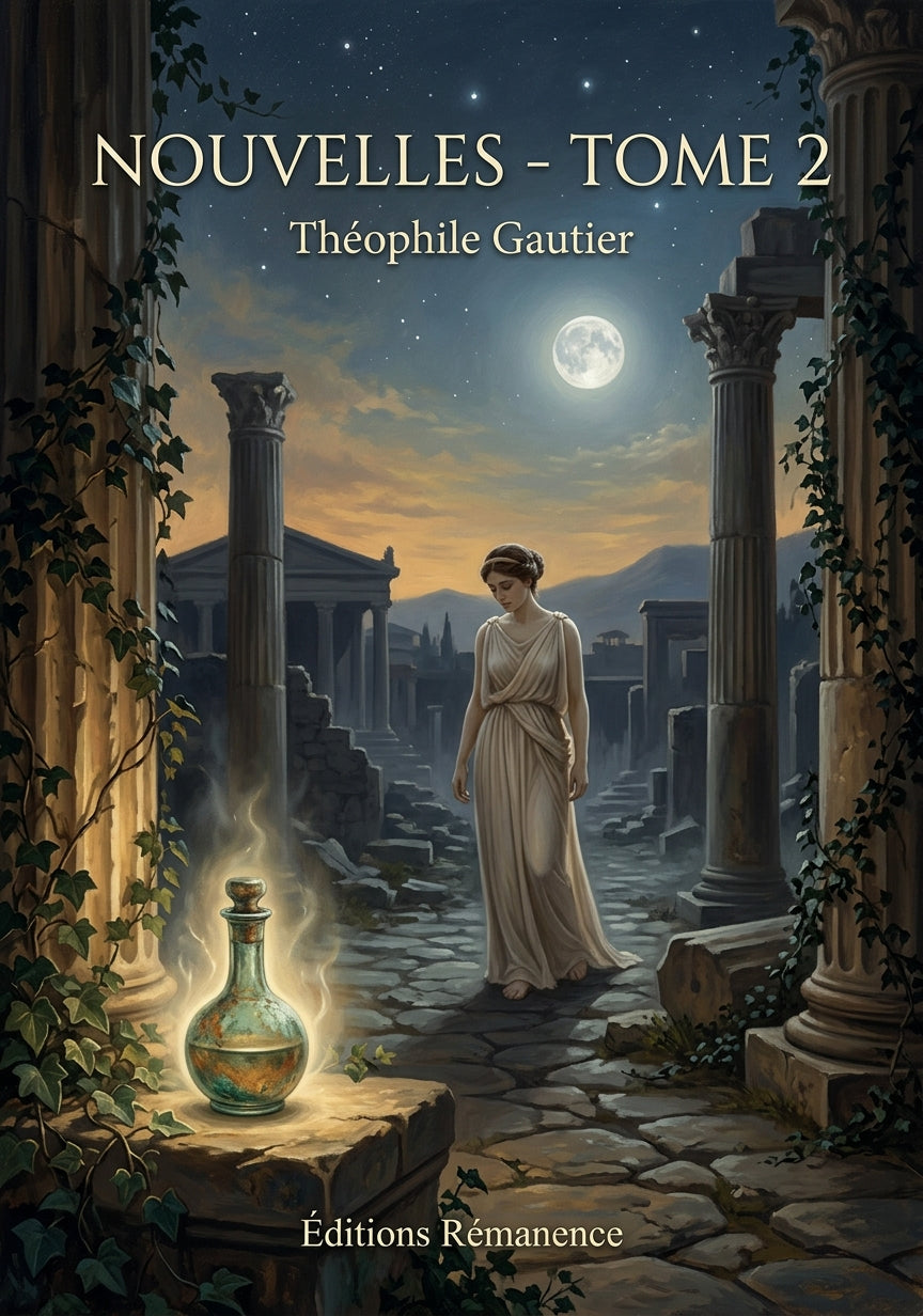 Livre Nouvelles - Tome 2 par Théophile Gautier - Couverture - Editions Remanence