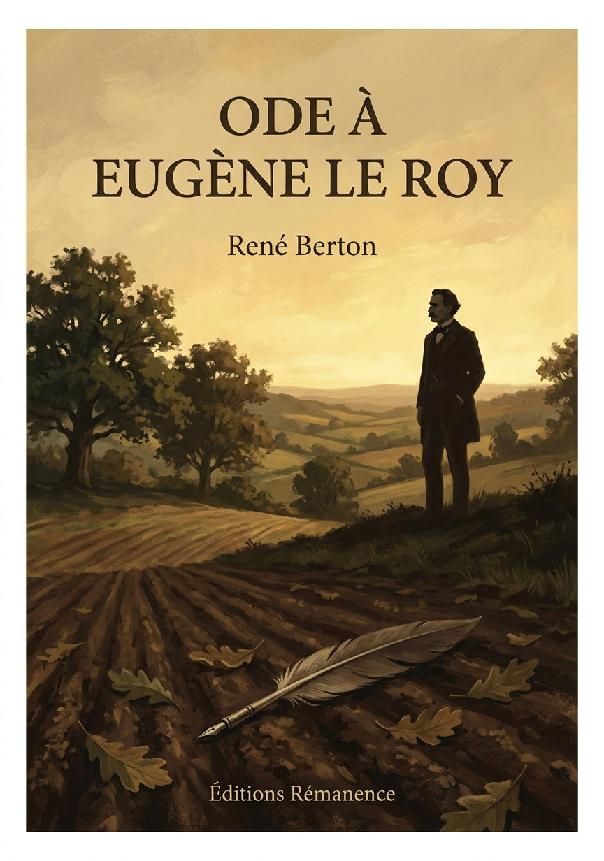 Livre Ode à Eugène Le Roy par René Berton - Couverture - Editions Remanence