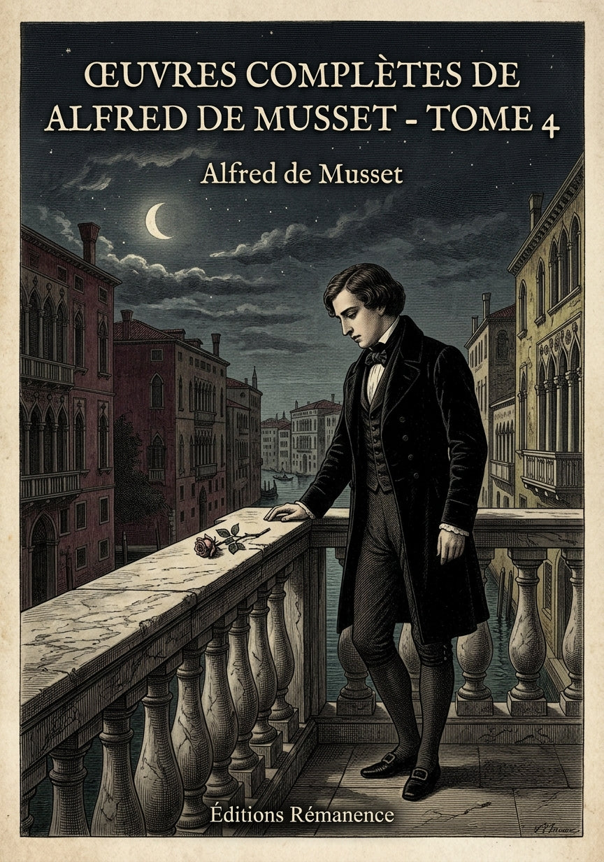 Œuvres complètes de Alfred de Musset - Tome 4 - Alfred de Musset (Couverture)