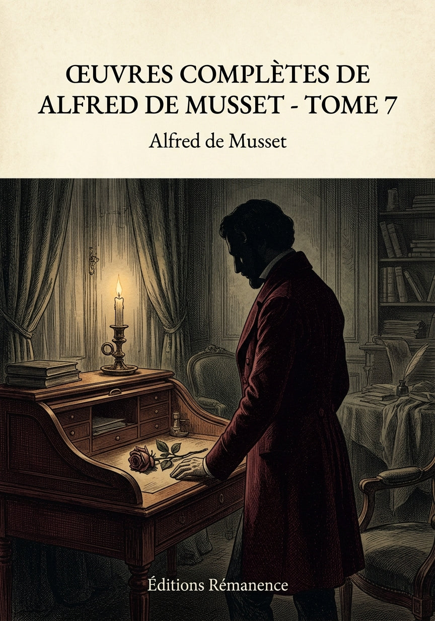 Œuvres complètes de Alfred de Musset - Tome 7 - Alfred de Musset (Couverture)