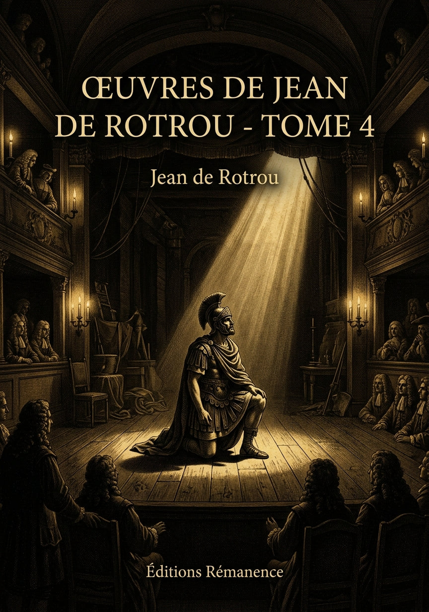 Livre Oeuvres de Jean de Rotrou - Tome 4 par Jean de Rotrou - Couverture - Editions Remanence