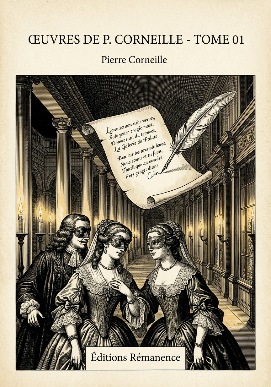 Œuvres de P. Corneille - Tome 01 - Pierre Corneille (Couverture)