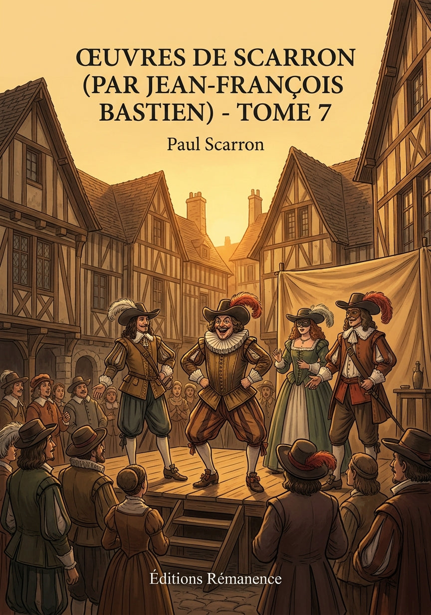 Livre Oeuvres de Scarron (par Jean-François Bastien) - Tome 7 par Paul Scarron - Couverture - Editions Remanence