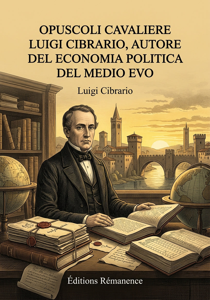 Livre Opuscoli cavaliere Luigi Cibrario, autore del economia politica del medio evo par Luigi Cibrario - Couverture - Editions Remanence