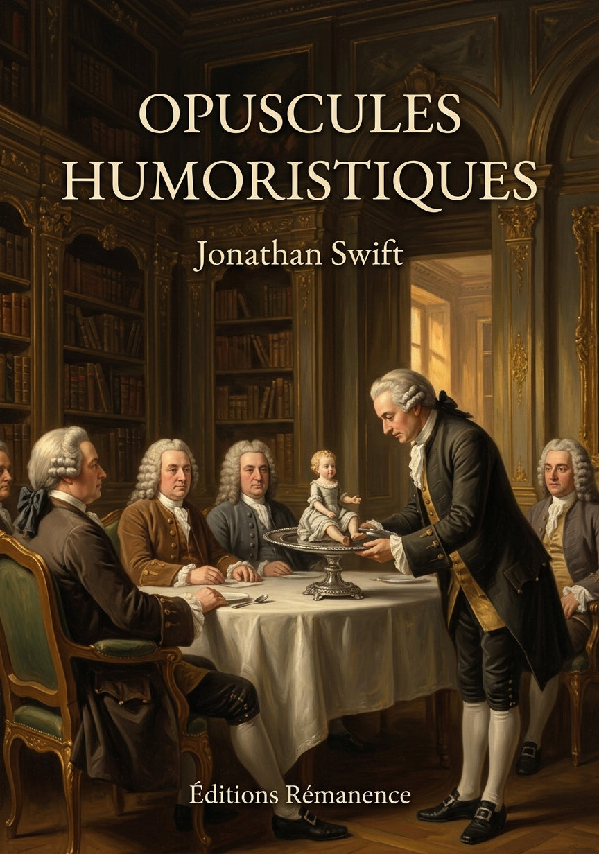 Livre Opuscules humoristiques par Jonathan Swift - Couverture - Editions Remanence