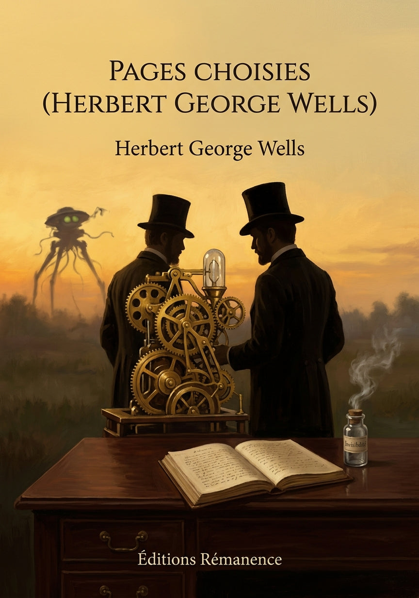 Livre Pages choisies (Herbert George Wells) par Herbert George Wells - Couverture - Editions Remanence