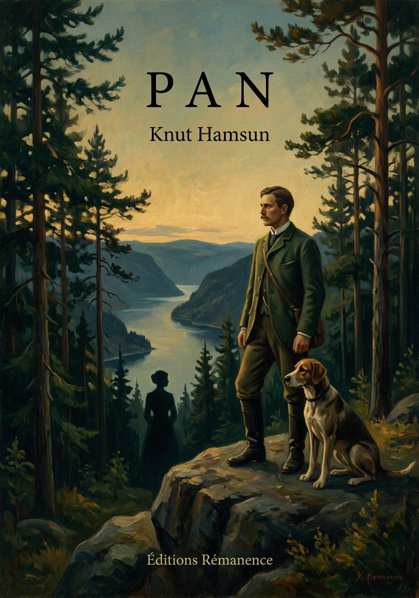 Livre Pan par Knut Hamsun - Couverture - Editions Remanence