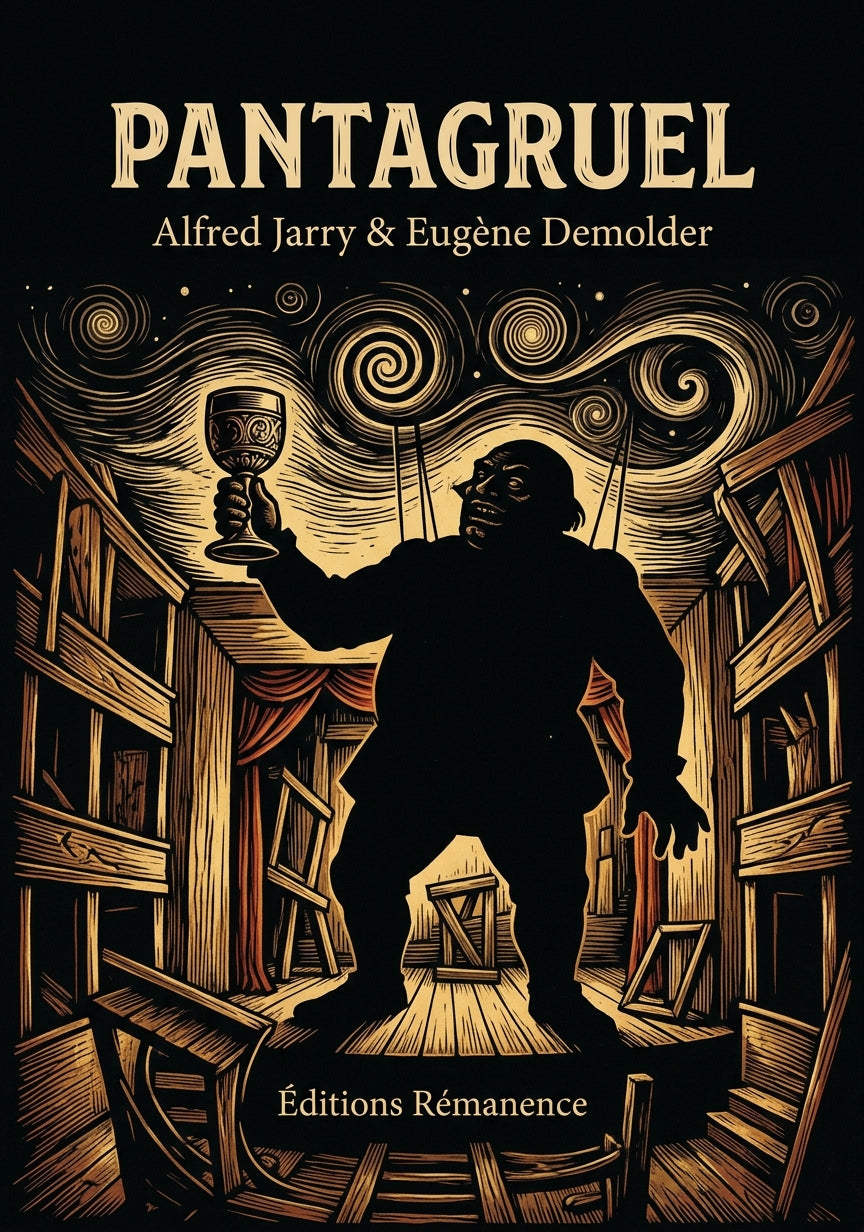 Livre Pantagruel par Alfred Jarry & Eugène Demolder - Couverture - Editions Remanence