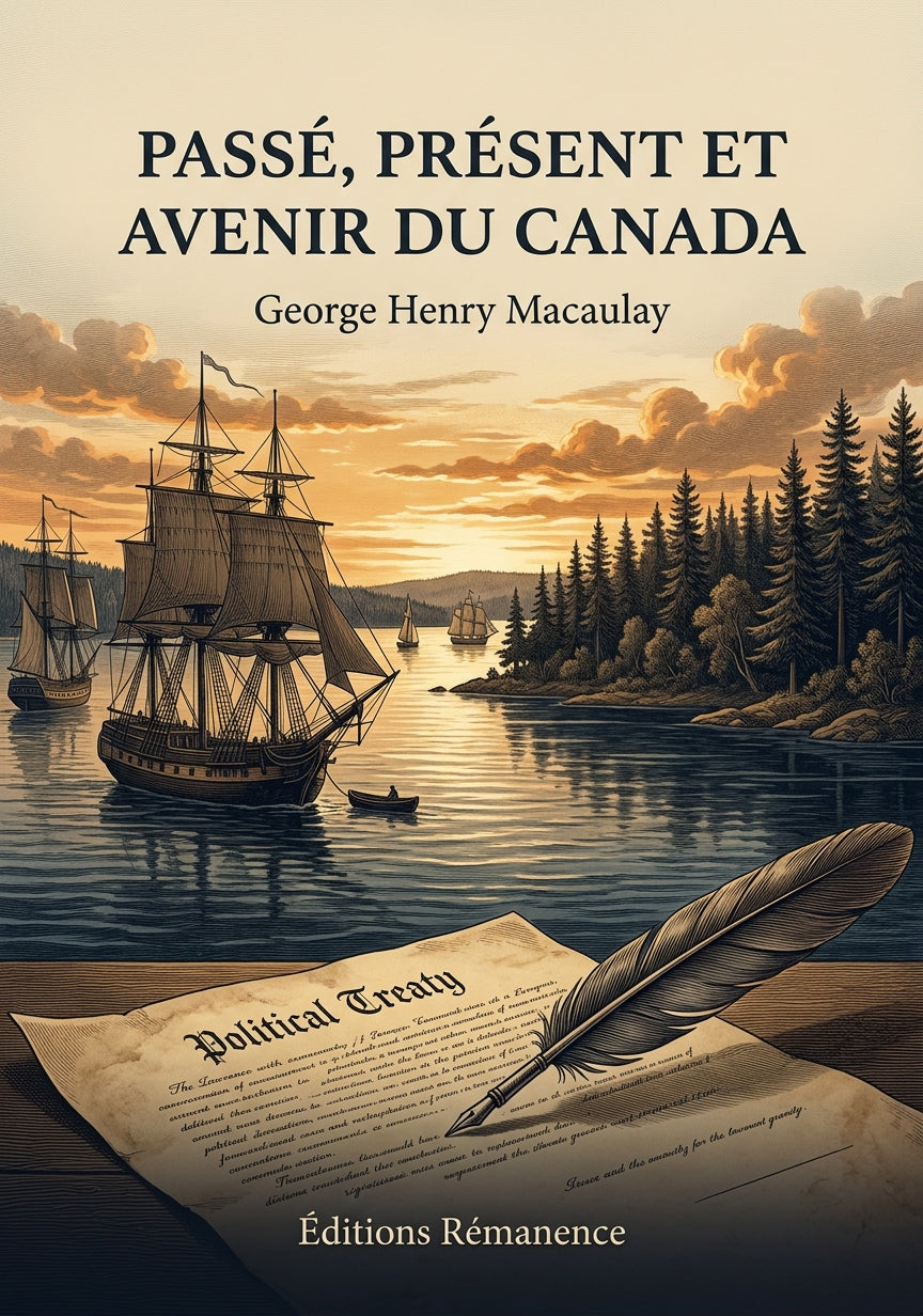 Livre Passé, présent et avenir du Canada par George Henry Macaulay - Couverture - Editions Remanence