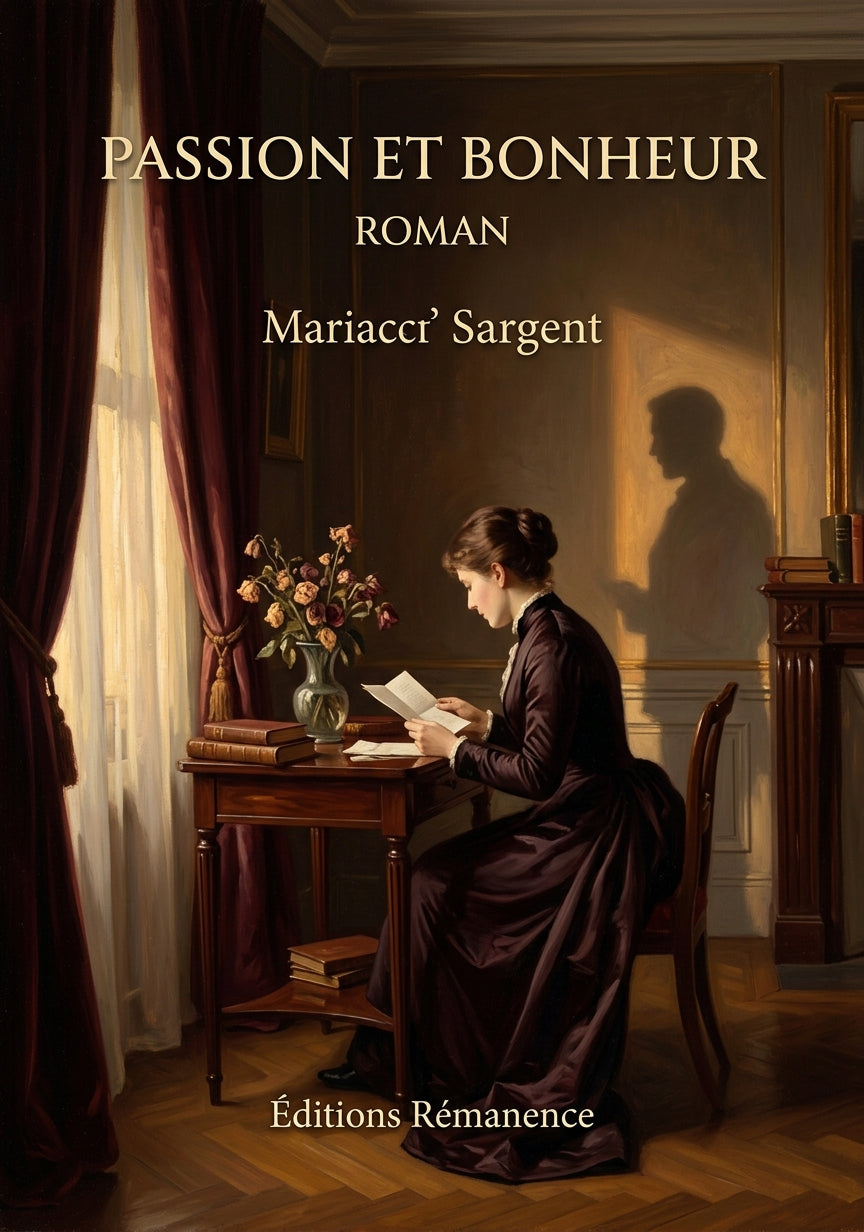 Livre Passion et Bonheur, roman par J.-H. Rosny aîné - Couverture - Editions Remanence