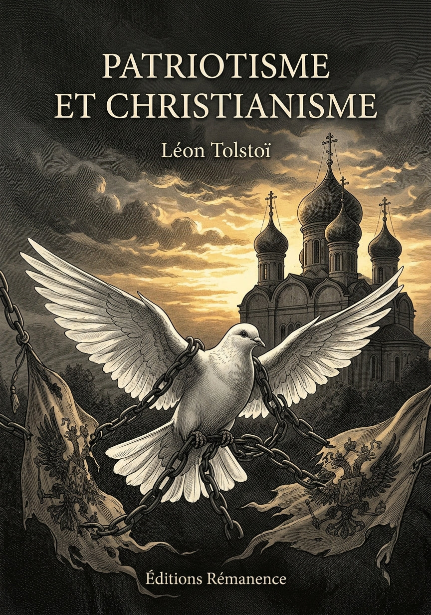 Livre Patriotisme et christianisme par Léon Tolstoï - Couverture - Editions Remanence